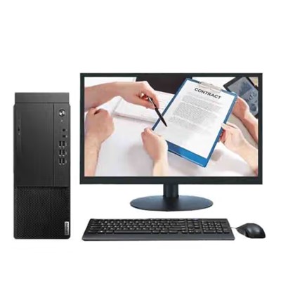 联想/LENOVO台式 计算机 M435 启天i5 10500 /8GB/1TB/DVDRW/2GB独显/win7专业版 带显示器